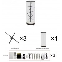 3D Waterfall Using Hologram Fans 3D Waterfall Using Hologram Fans